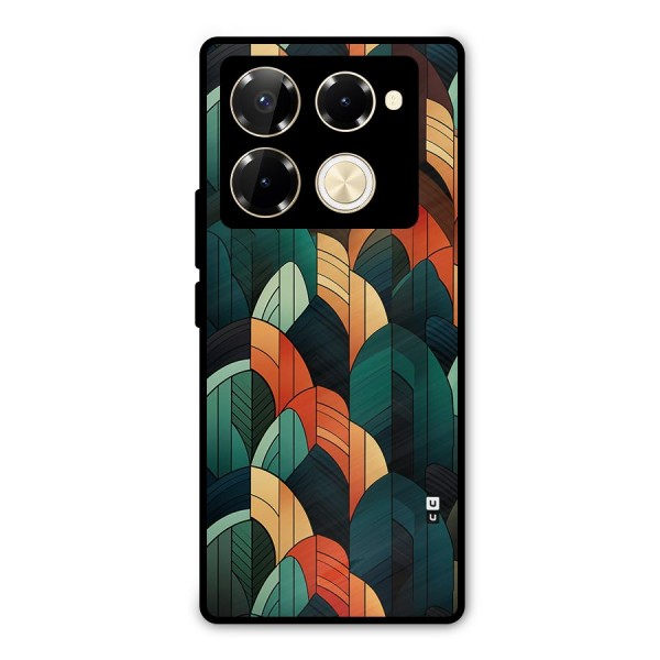 Abstract Seamless Pattern Metal Back Case for Infinix Note 40 Pro Plus