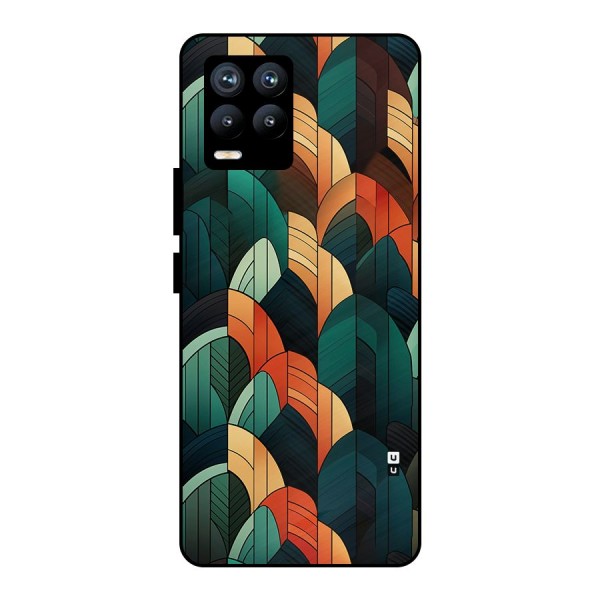 Abstract Seamless Pattern Metal Back Case for Realme 8 Pro