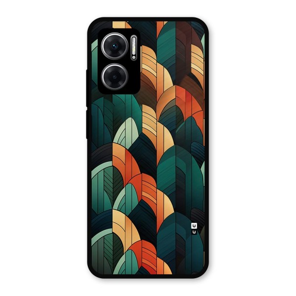Abstract Seamless Pattern Metal Back Case for Redmi 11 Prime 5G