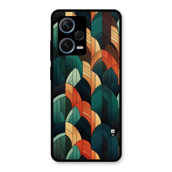 Abstract Seamless Pattern Metal Back Case for Redmi Note 12 Pro Plus 5G