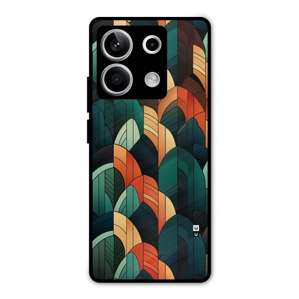 Abstract Seamless Pattern Metal Back Case for Redmi Note 13 5G