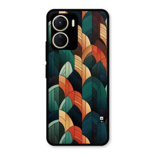 Abstract Seamless Pattern Metal Back Case for Vivo T2x