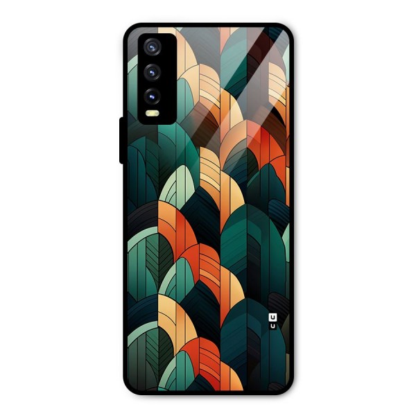 Abstract Seamless Pattern Metal Back Case for Vivo Y20i