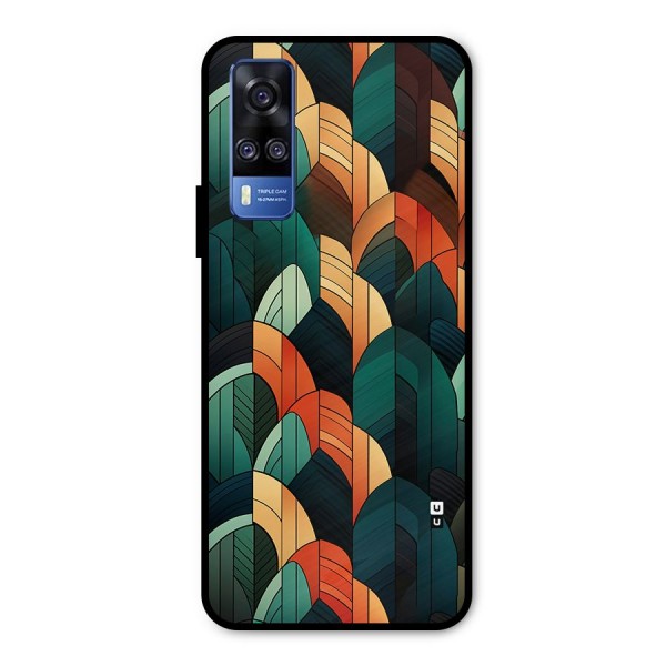 Abstract Seamless Pattern Metal Back Case for Vivo Y51A