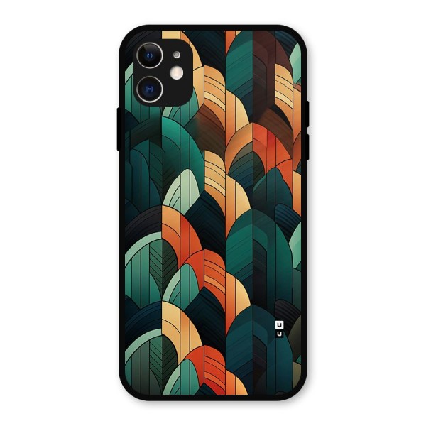 Abstract Seamless Pattern Metal Back Case for iPhone 11