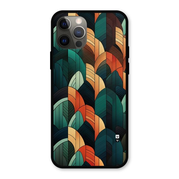 Abstract Seamless Pattern Metal Back Case for iPhone 12 Pro