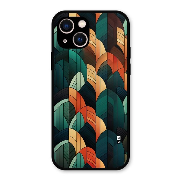 Abstract Seamless Pattern Metal Back Case for iPhone 13