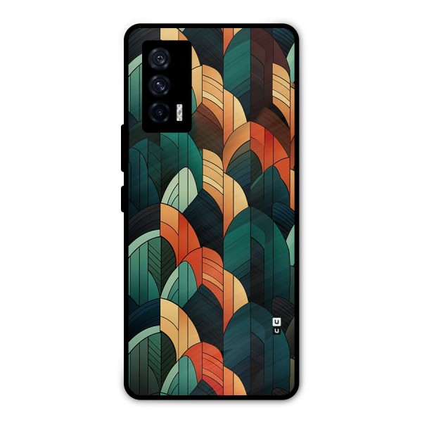 Abstract Seamless Pattern Metal Back Case for iQOO 7 5G