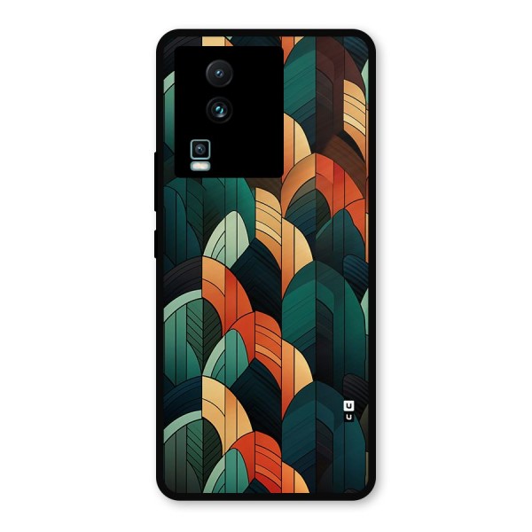 Abstract Seamless Pattern Metal Back Case for iQOO Neo 7 Pro