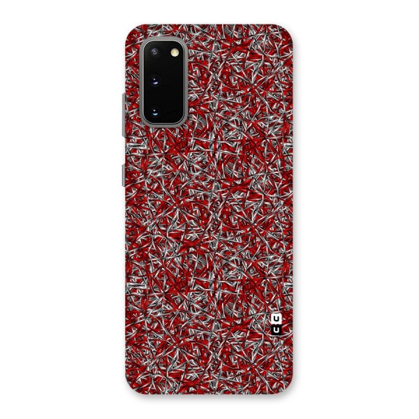 Abstract Threads Back Case for Galaxy S20