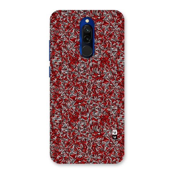 Abstract Threads Back Case for Redmi 8
