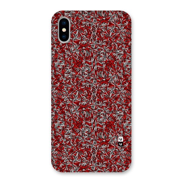 Abstract Threads Back Case for iPhone X