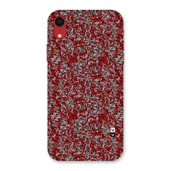Abstract Threads Back Case for iPhone XR