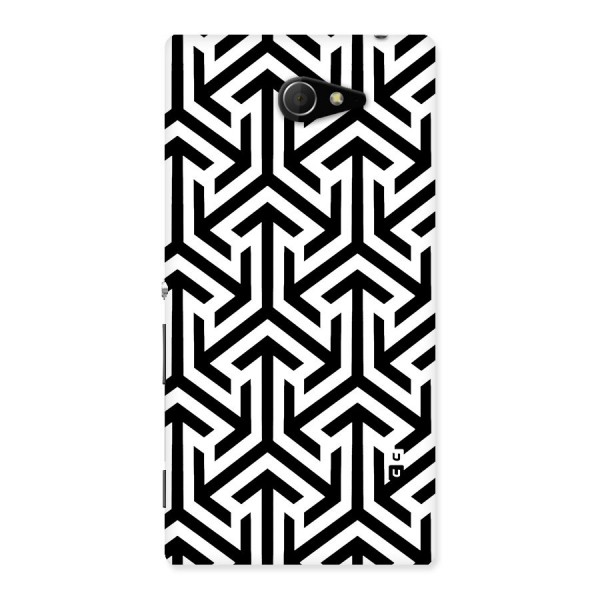 Abstract Triple Arrows Back Case for Sony Xperia M2