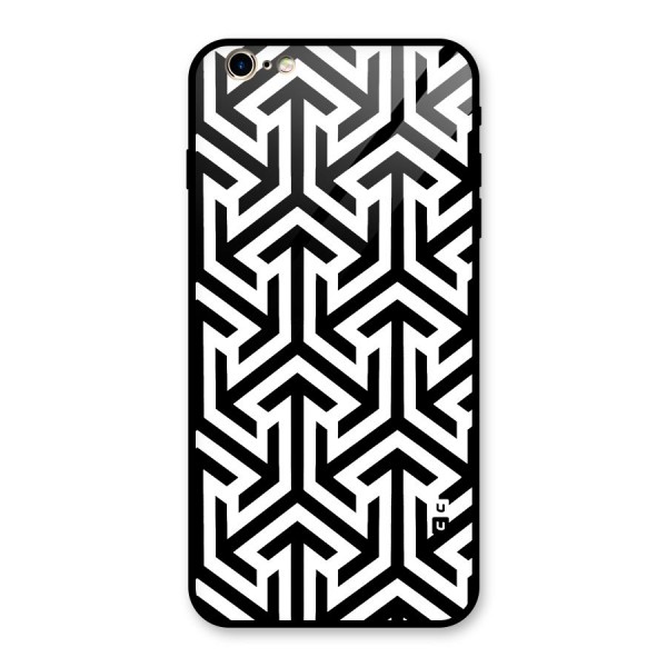 Abstract Triple Arrows Glass Back Case for iPhone 6 Plus 6S Plus