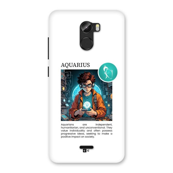 Admire Aquarius Back Case for Gionee X1