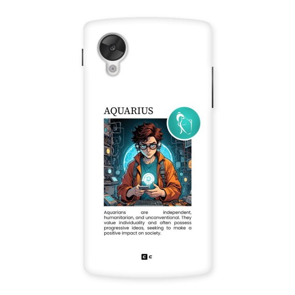 Admire Aquarius Back Case for Google Nexus 5