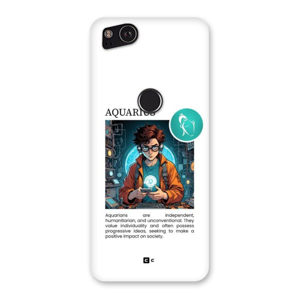 Admire Aquarius Back Case for Google Pixel 2