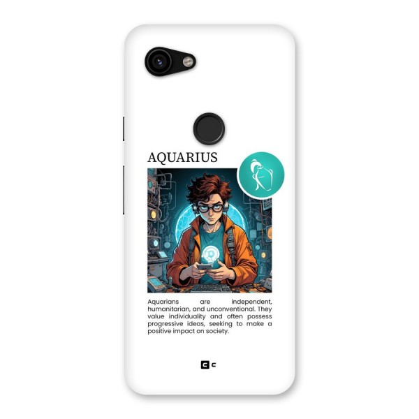 Admire Aquarius Back Case for Google Pixel 3a