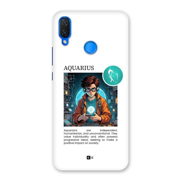 Admire Aquarius Back Case for Huawei P Smart Plus