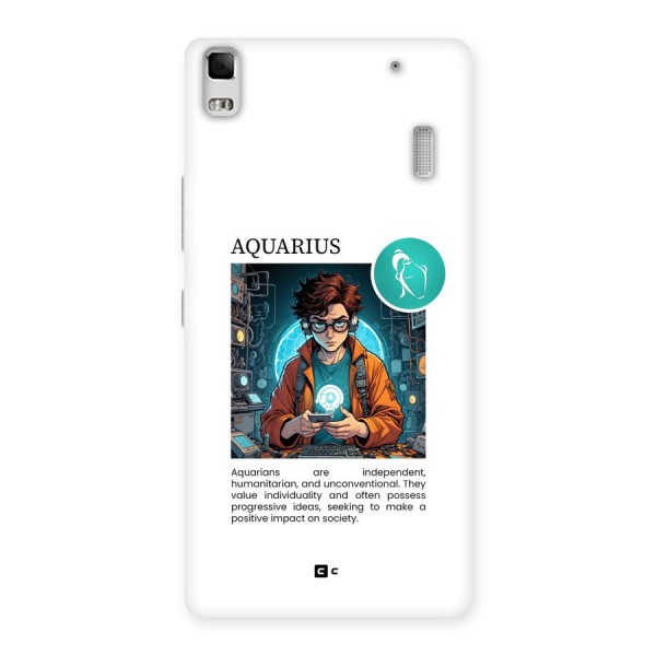 Admire Aquarius Back Case for Lenovo K3 Note