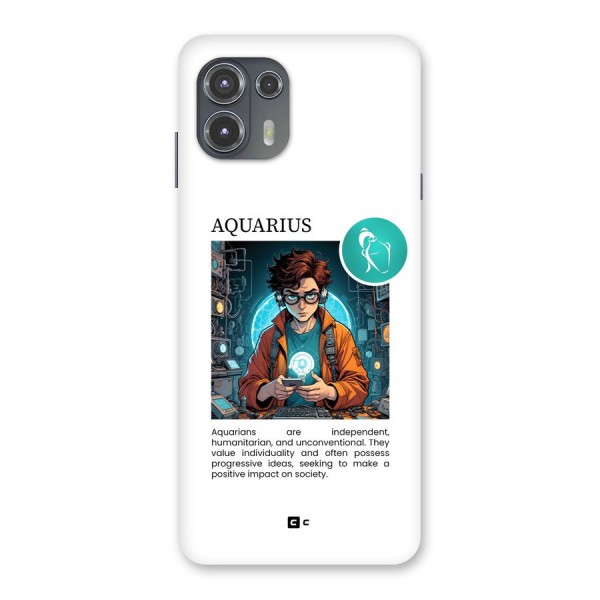 Admire Aquarius Back Case for Motorola Edge 20 Fusion