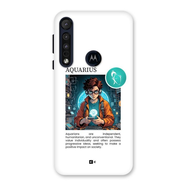 Admire Aquarius Back Case for Motorola One Macro