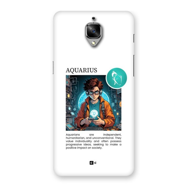 Admire Aquarius Back Case for OnePlus 3
