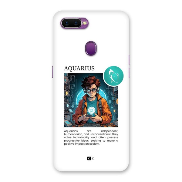 Admire Aquarius Back Case for Oppo F9