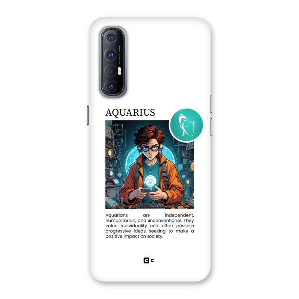 Admire Aquarius Back Case for Oppo Reno3 Pro