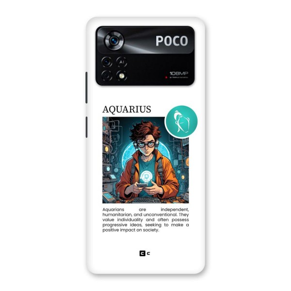 Admire Aquarius Back Case for Poco X4 Pro 5G