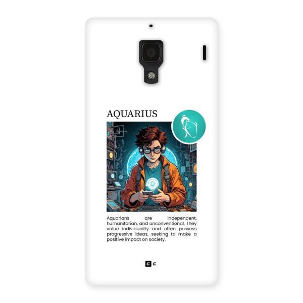 Admire Aquarius Back Case for Redmi 1s