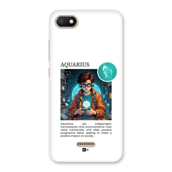 Admire Aquarius Back Case for Redmi 6A