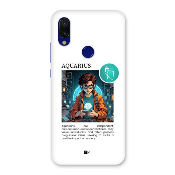 Admire Aquarius Back Case for Redmi 7