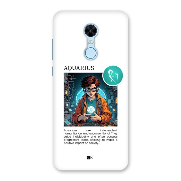 Admire Aquarius Back Case for Redmi Note 5