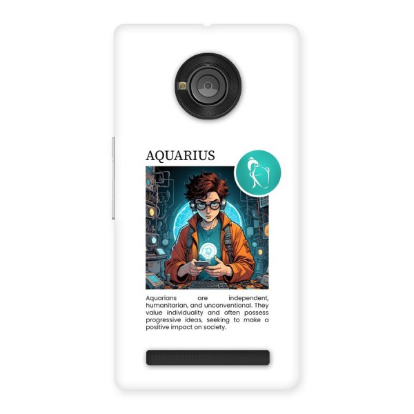 Admire Aquarius Back Case for Yuphoria