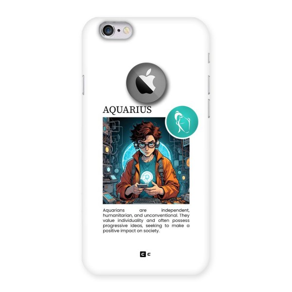 Admire Aquarius Back Case for iPhone 6 Logo Cut