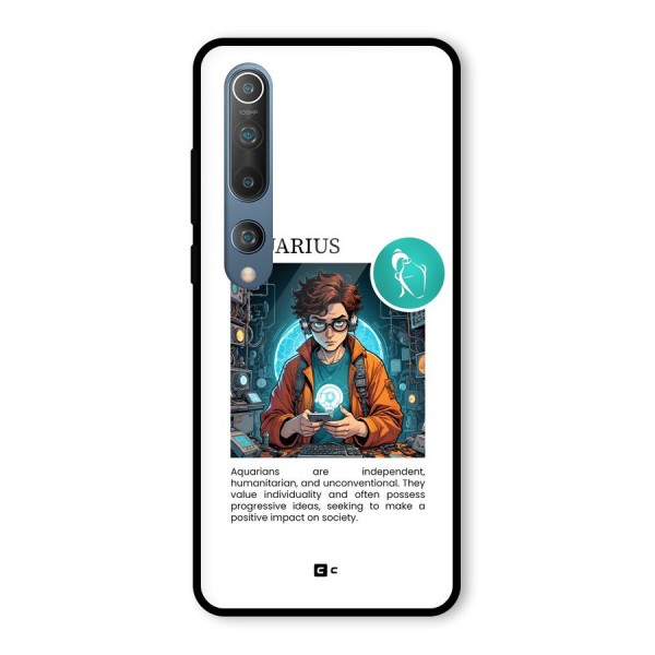 Admire Aquarius Glass Back Case for Mi 10