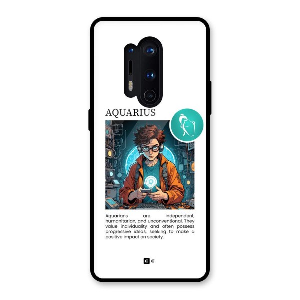 Admire Aquarius Glass Back Case for OnePlus 8 Pro