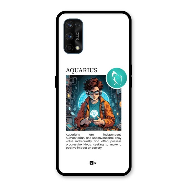 Admire Aquarius Glass Back Case for Realme 7 Pro