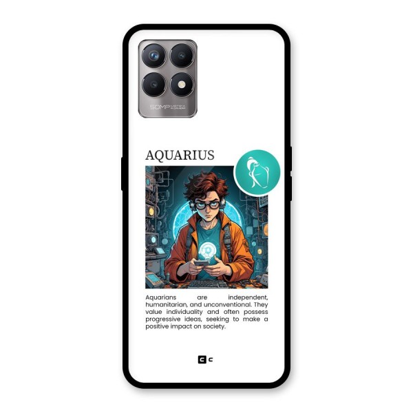 Admire Aquarius Glass Back Case for Realme Narzo 50