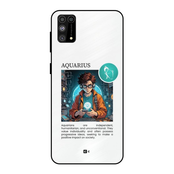 Admire Aquarius Metal Back Case for Galaxy F41