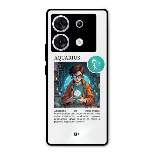 Admire Aquarius Metal Back Case for Infinix Zero 30 5G