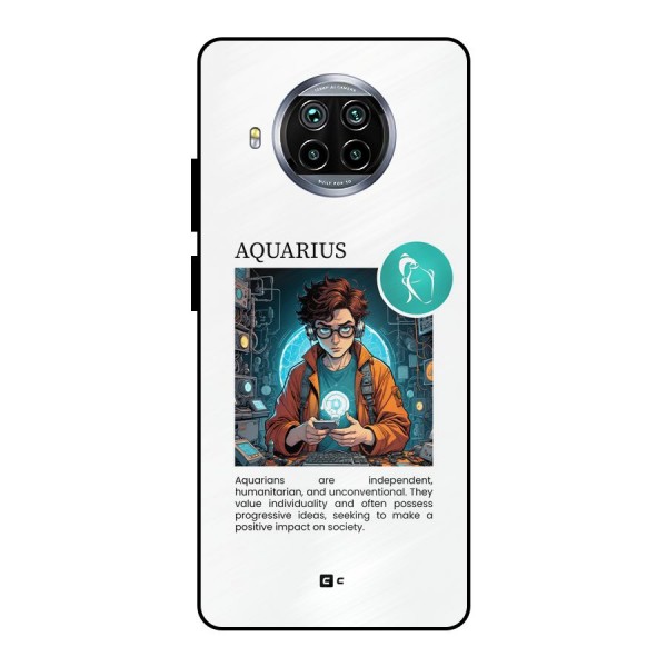 Admire Aquarius Metal Back Case for Mi 10i