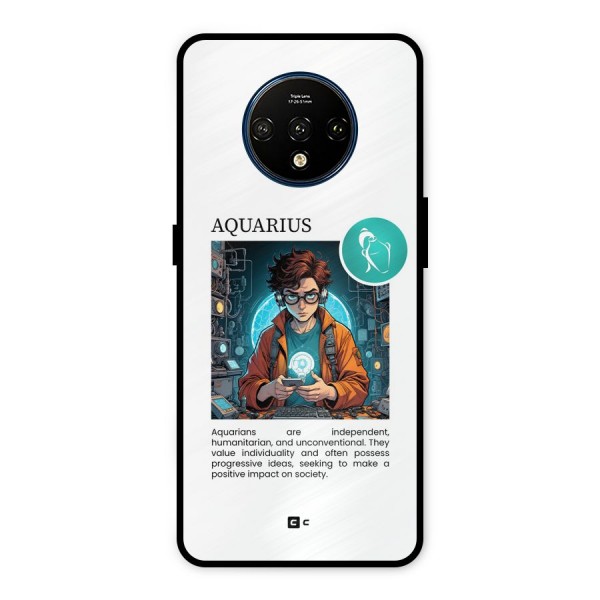 Admire Aquarius Metal Back Case for OnePlus 7T