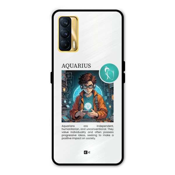 Admire Aquarius Metal Back Case for Realme X7
