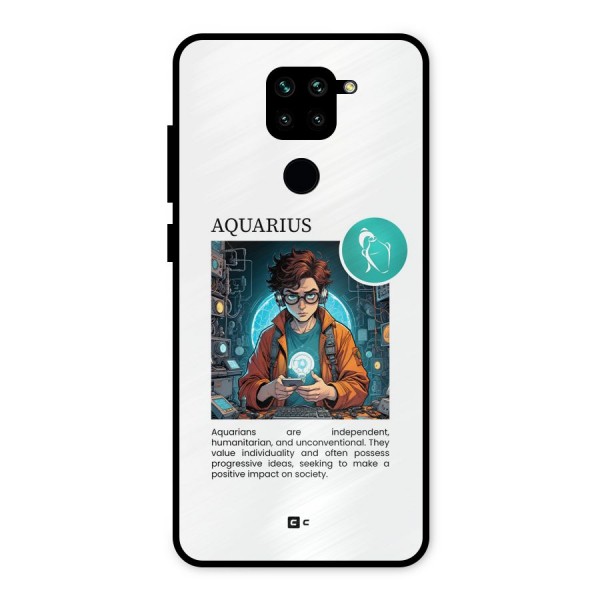 Admire Aquarius Metal Back Case for Redmi Note 9