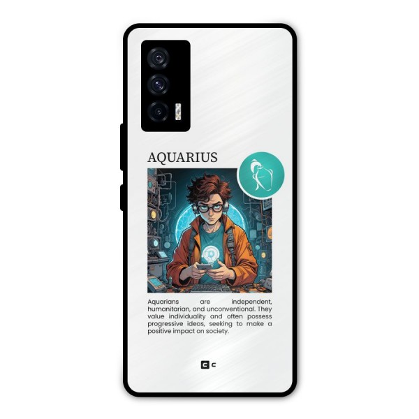 Admire Aquarius Metal Back Case for iQOO 7 5G
