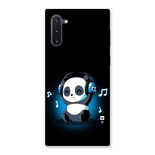 Adorable Panda Enjoying Music Back Case for Galaxy Note 10