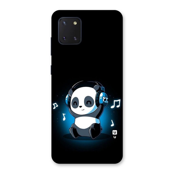 Adorable Panda Enjoying Music Back Case for Galaxy Note 10 Lite